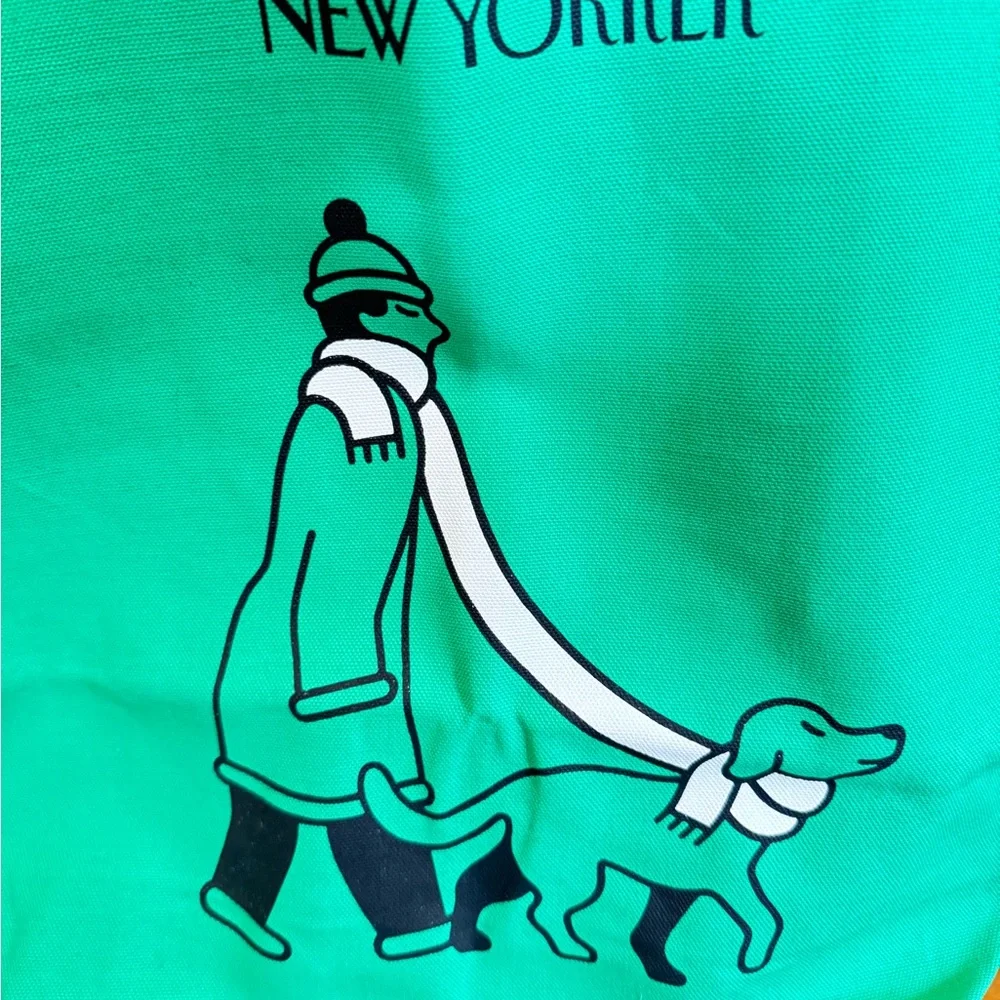 New Yorker Green Tote Bag - Picture 2 of 4